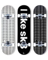 I Like Sk8 Complete Skateboards complete skateboard BrailleSkateboarding 