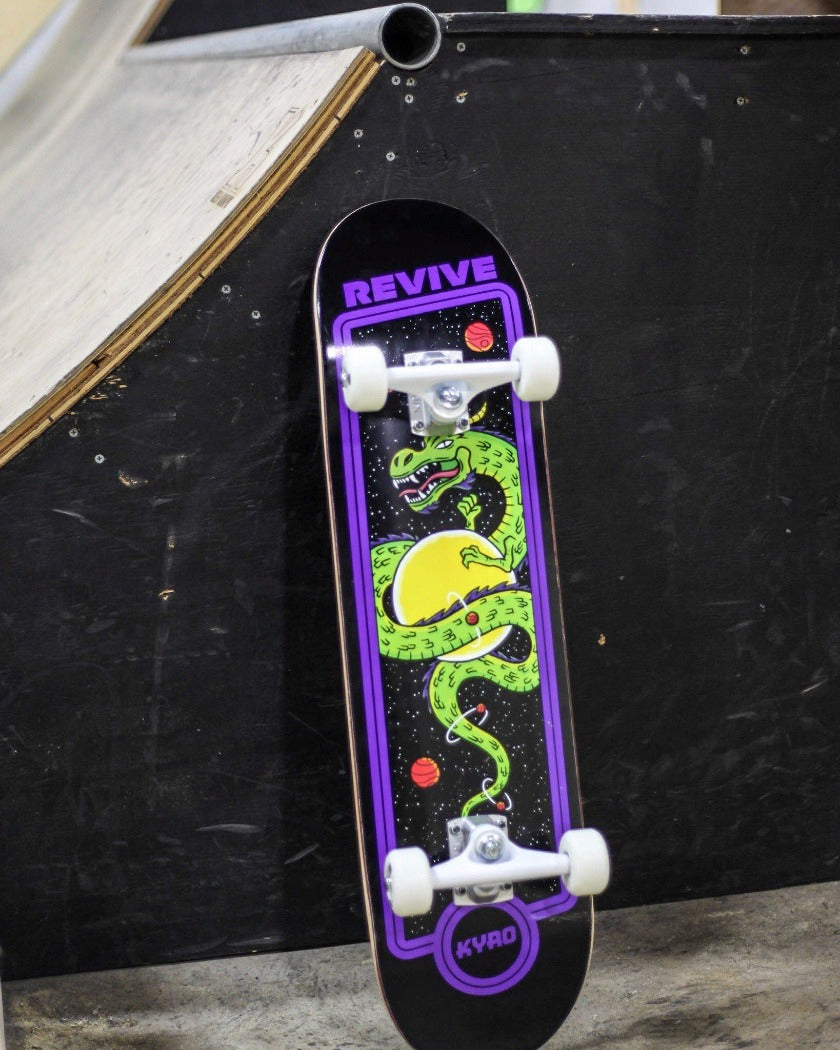 Revive Aaron Kyro Dragon Complete Skateboard complete skateboard Braille Skateboarding 