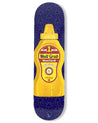 Condiment Series: Mall Grab Mustard Skateboard Deck skateboard deck BrailleSkateboarding 