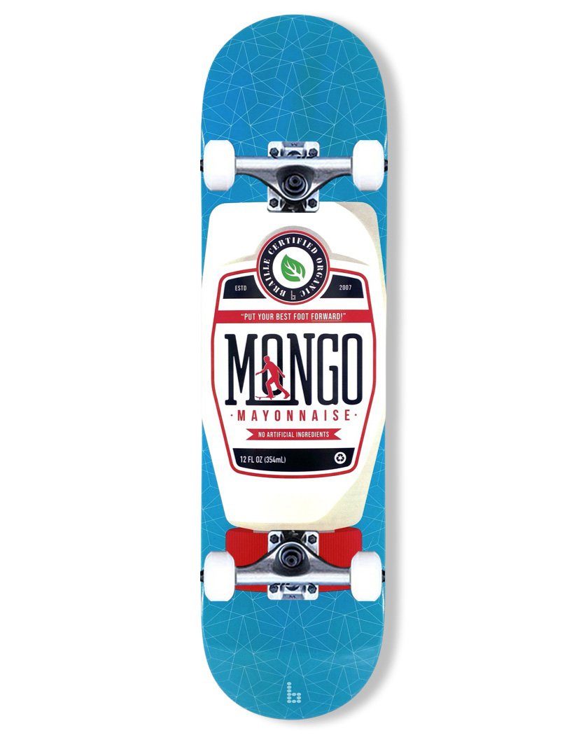 Condiment Series: Mongo Mayo Complete Skateboard complete skateboard Braille Skateboarding 