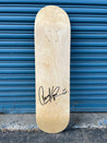Signed Blank Decks Braille Skateboarding Natural 