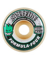 Spitfire Formula Four Conical Skateboard Wheels 54MM 101D BrailleSkateboarding 