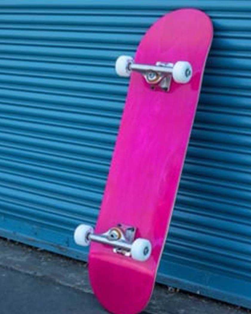 Colored Blank Complete Skateboard BrailleSkateboarding 