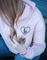 Women's Blush Crop Hooded Pullover Crop Hooded Pullover BrailleSkateboarding 