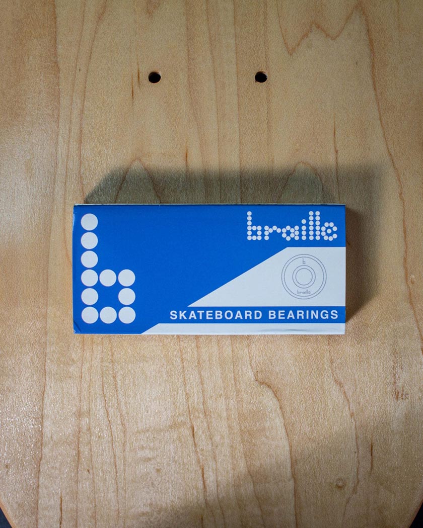 Braille Skateboard Bearings skateboard bearings BrailleSkateboarding 