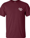 First Try Maroon Skate Tee Shirt Tee Shirt BrailleSkateboarding 