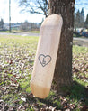 I Heart Braille Skateboard Deck skateboard deck BrailleSkateboarding 