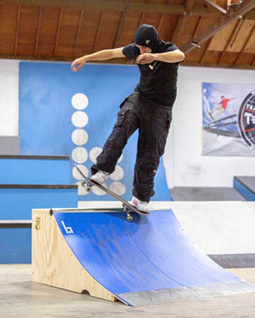 Braille X Keen Skateboard Quarter Pipe Skateboard ramp Keen Ramps 