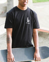 Never Give Up Skateboard Tee Shirt Tee Shirt BrailleSkateboarding 