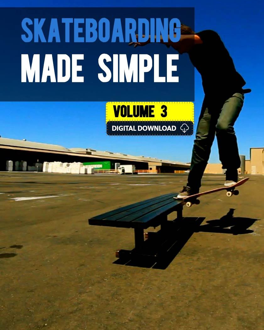 Skateboarding Made Simple Volume 3: Grinds & Slides (Digital Download) skateboarding made simple BrailleSkateboarding 